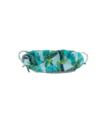 PANIER A PAIN ROND EN OSIER DOUBLURE PLUME