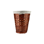 PANIER BLANCHISSERIE OSIER DOUBLUR TENDY GRIS 42X52 CM