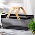 PANIER RANGEMENT  EN METAL 32x24,5x11 CM