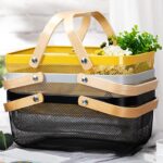 PANIER RANGEMENT  EN METAL 32x24,5x11 CM