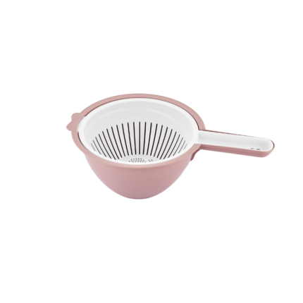 PASSOIRE DUO A ANSE+BOL PLASTIQUE