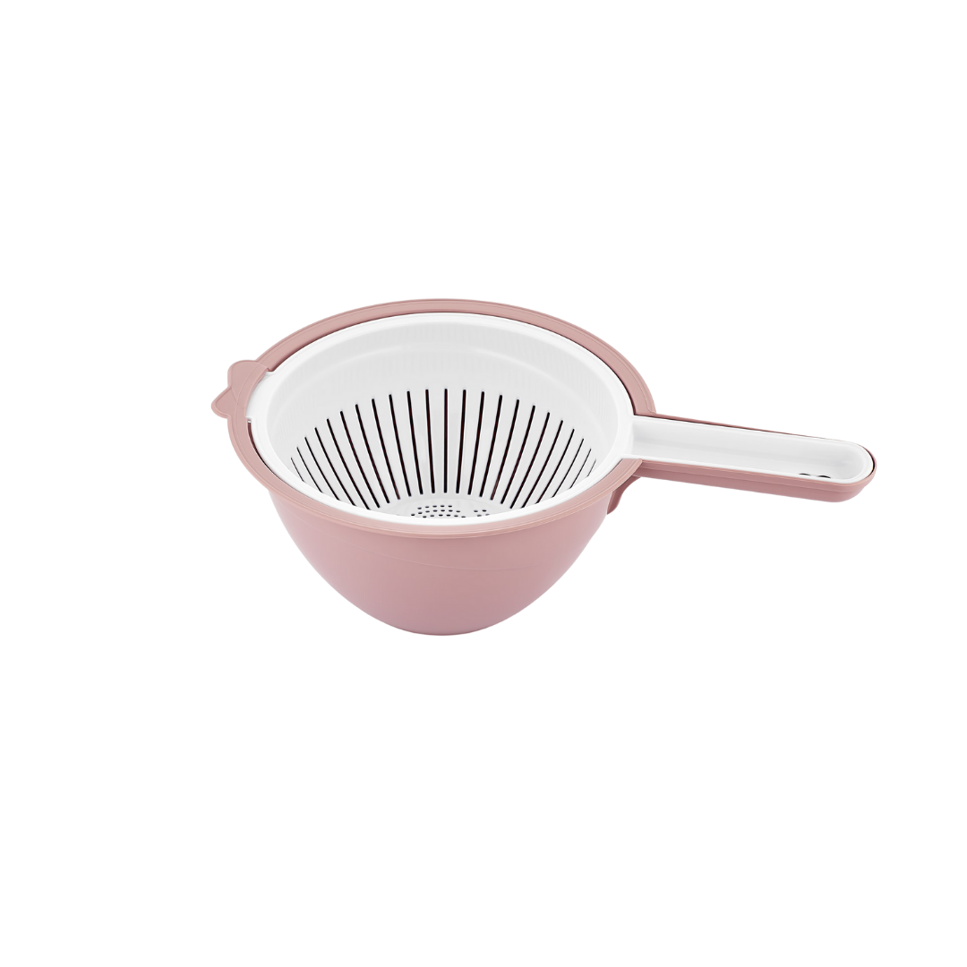 PASSOIRE DUO A ANSE+BOL PLASTIQUE PASSOIRE DUO A ANSE+BOL PLASTIQUE