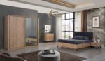 PELIN PACK LIT +2 CHEVETS + COMMODE + MIROIR