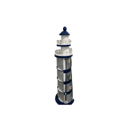PHARE EN BOIS-OCEAN 29,5x11,5x100 CM