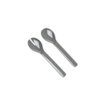 PINCE A SALADE 2 PCS EN MELAMINE GRIS