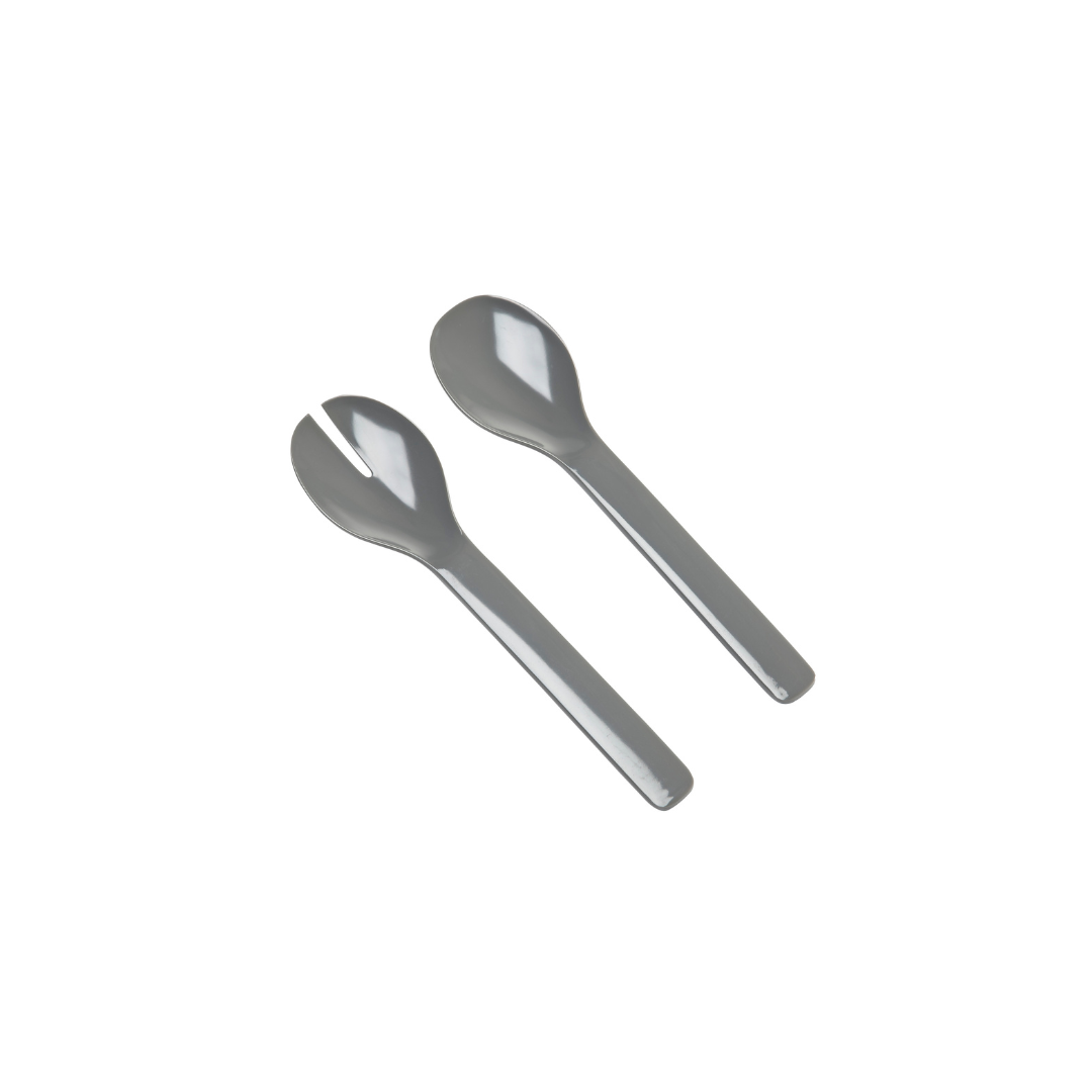 PINCE A SALADE 2 PCS EN MELAMINE GRIS PINCE A SALADE 2 PCS EN MELAMINE GRIS