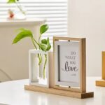 PLANT CADRE PHOTO ROTATIF  AVEC PLANTE ARTIFICIELLE