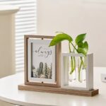 PLANT CADRE PHOTO ROTATIF  AVEC PLANTE ARTIFICIELLE