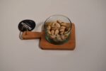 PLATEAU 17X10 CM + 1 VERRINE 8X5 CM ARTISANAT MAROCAIN