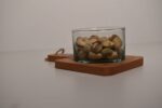 PLATEAU 17X10 CM + 1 VERRINE 8X5 CM ARTISANAT MAROCAIN