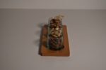 PLATEAU 33X10 CM +3 VERRINES 5,5X5CM ARTISANAT MAROCAIN