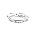 PLATEAU MIRROIR ARGENTE MF