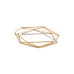 PLATEAU MIRROIR DOREE MF