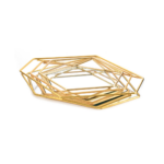 PLATEAU MIRROIR DOREE PF