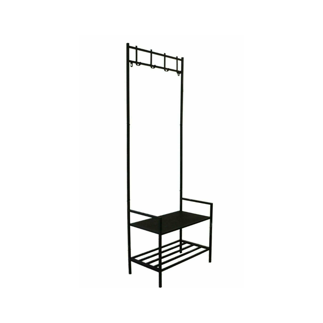 PORTE MANTEAU NOIR METAL MDF PORTE MANTEAU NOIR METAL MDF