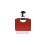PORTE PAPIER WC CHROME ROUGE