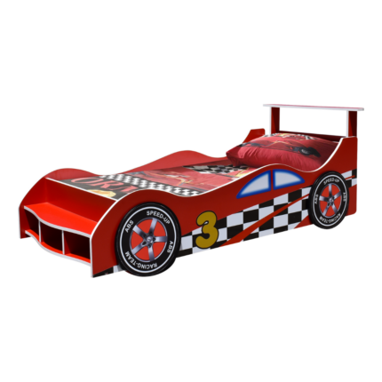 RACING CAR LIT ROUGE