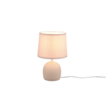 REALITY LAMPE DE TABLE MALU CERAMIQUE FAON CHAPEAU BEIGE