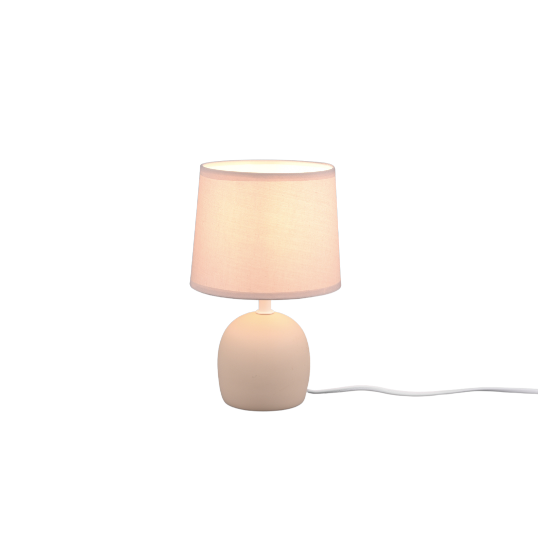 REALITY LAMPE DE TABLE MALU CERAMIQUE FAON CHAPEAU BEIGE REALITY LAMPE DE TABLE MALU CERAMIQUE FAON CHAPEAU BEIGE