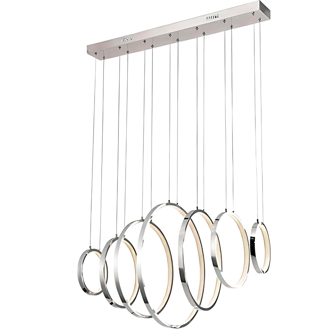 ROMA LUSTRE DESIGN MODERNE ARGENTE ROMA LUSTRE DESIGN MODERNE ARGENTE