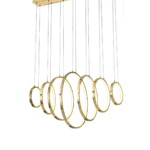ROMA  LUSTRE DESIGN MODERNE DORE
