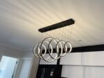 ROMA  LUSTRE DESIGN MODERNE NOIR