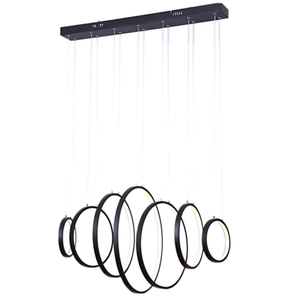 ROMA  LUSTRE DESIGN MODERNE NOIR