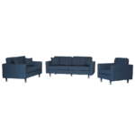 RONA SALON 3+2+1+FAUTEUIL 1 SANS ACCOUDOIRE BLEU - Bleu