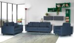 RONA SALON 3+2+1+FAUTEUIL 1 SANS ACCOUDOIRE BLEU