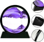 SABLIER 3D EN VERRE ROND 18 CM