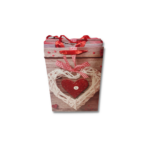 SAC A CADEAU CEUR EN PAPIE 30X41,5X12 CM