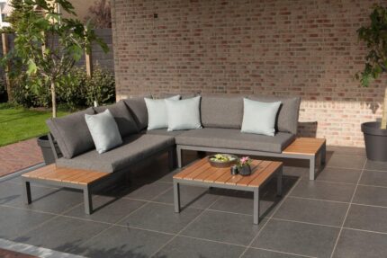 SALON AMAZON GRIS STANDAR + TABLE BASSE