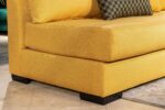 SALON D’ANGLE ZOOM AVEC POUF GRATUIT