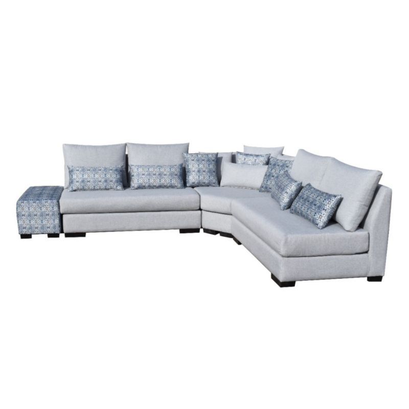 SALON D’ANGLE ZOOM AVEC POUF GRATUIT