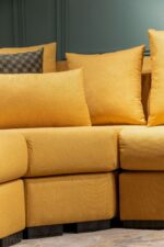SALON D’ANGLE ZOOM AVEC POUF GRATUIT