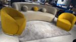 SALON DENNIS FAUTEUIL PRESIDENT +2 FAUTEUILS