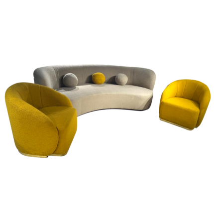 SALON DENNIS FAUTEUIL PRESIDENT +2 FAUTEUILS