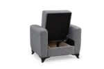 FAUTEUIL MODERNO 1 PLACE AVEC RANGEMENT