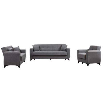 SALON MODERNO 3+2+1 AVEC RANGEMENT