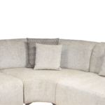 SELINO SALON  D'ANGLE MODERNE  DIM 250X335CM+FAUTEUIL 1PLACE  CL GRIS