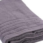 SERVIETTE  EPONGE DOUCE  100X150 CM  550 GRS GRIS