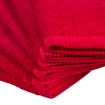 SERVIETTE INVITE ROYAL 30X50 CM ROUGE 550 GRS