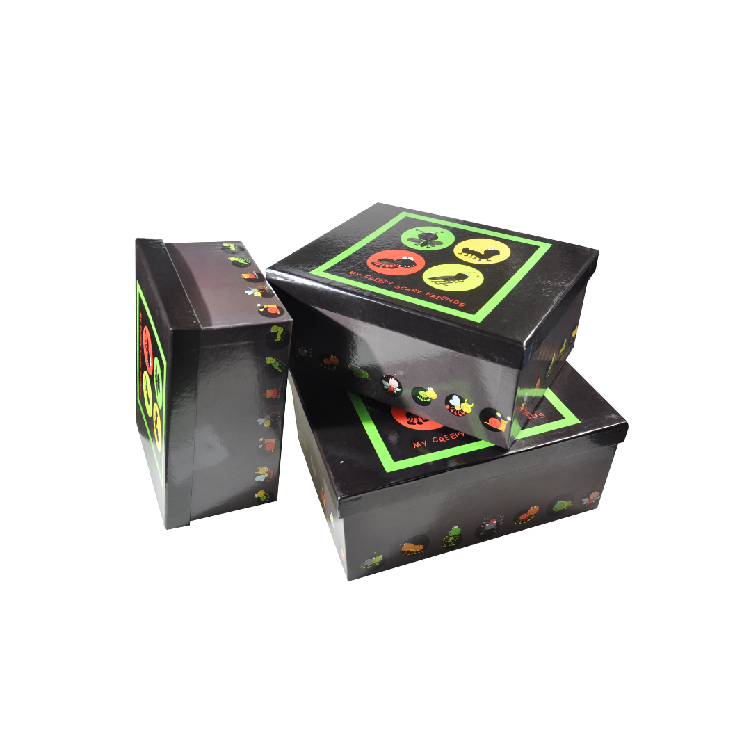 SET 3 BOITES EN CARTON SCARY FRIENDS SET 3 BOITES EN CARTON SCARY FRIENDS