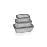 SET  3 BOITES PLASTIQUE