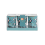 SET 3 BOUGIES EVA EN VERRE