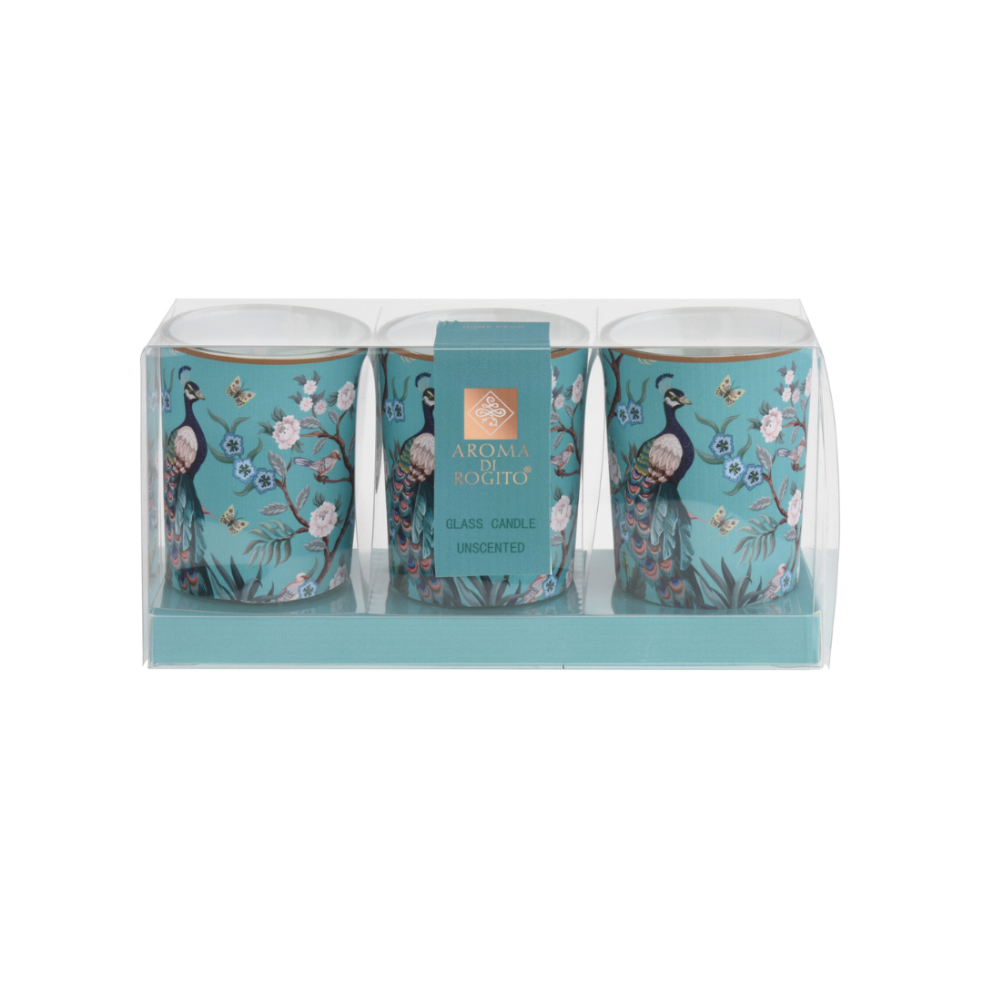 SET 3 BOUGIES EVA EN VERRE SET 3 BOUGIES EVA EN VERRE