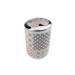SET ACCESSOIRES SALLE DE BAIN 6 PCS STYLE MOSAIQUE