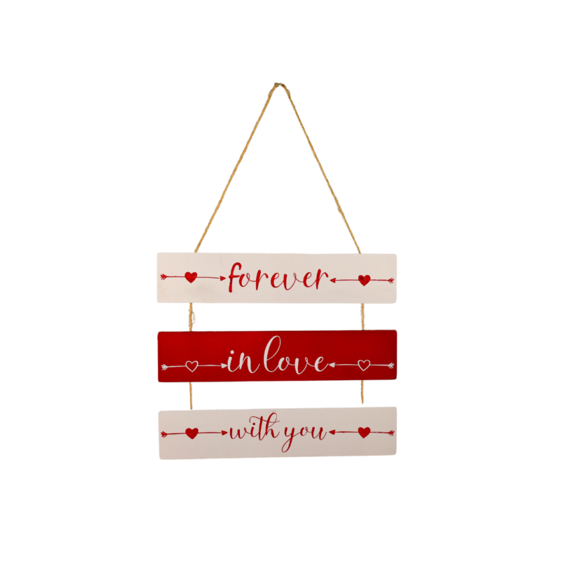 SET DE 3 TABLEAUX LOVA AVEC CORDE 34.5X7.5CM