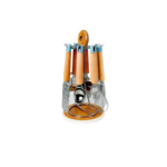 SET USTENSILE DE CUISINE MANCHE INOX BAMBOU MARINA