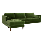 SOLAR SALON CORNER+ POUF - Vert